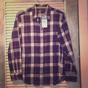 NWT 💋 Lauren Ralph Lauren plaid button down shirt